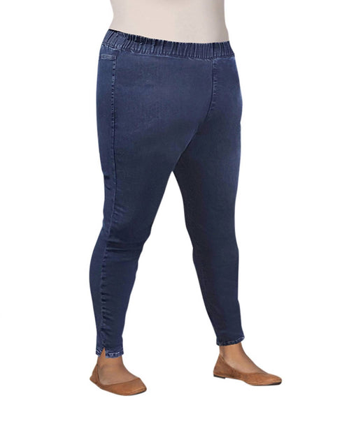 On The Plus Side Plus Jeggings Blue 6