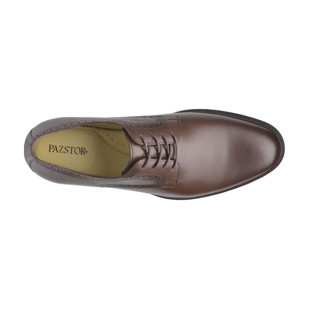 Pazstor Classic Lambskin Oxfords Brown US 12 3