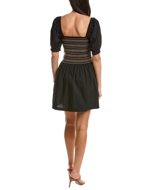 Madewell Juliette Mini Dress Black Medium 3