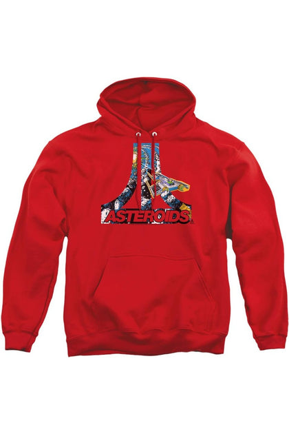Gildan Atari Asteroids Hoodie Red Medium 2