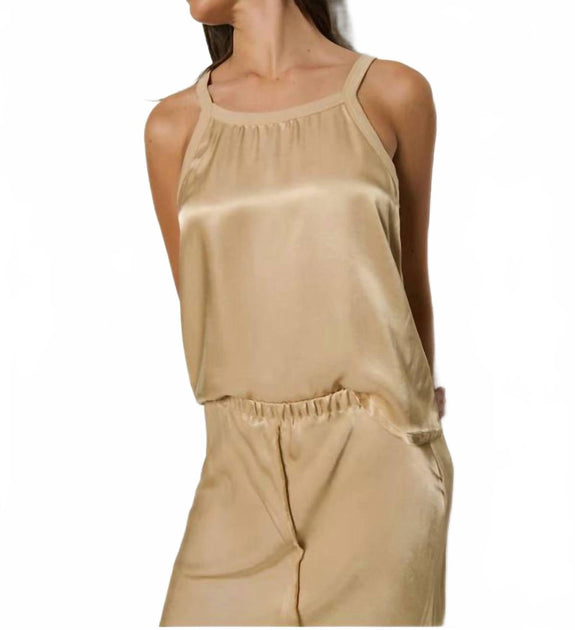Nation LTD Zora Camisole Top Gold XSmall 4