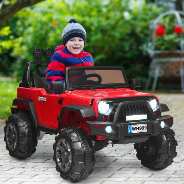 Hivvago 12V Kids Ride On Truck Red 2