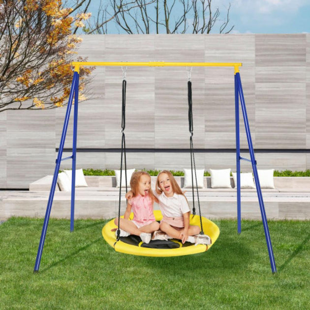 Hivvago A-Frame Swing Stand Black 2