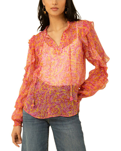 Hale Bob Silk Top Pink XS 2