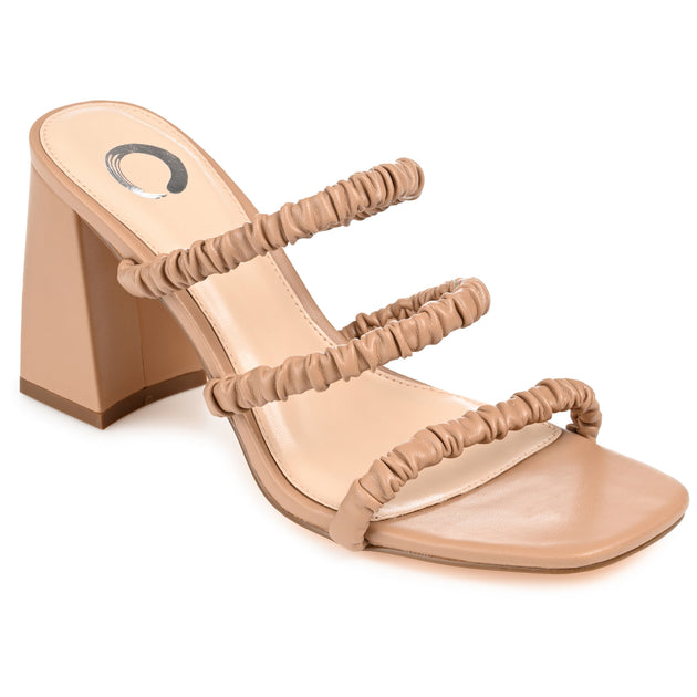 Journee Collection Reagaan Sandals Black US 9 2