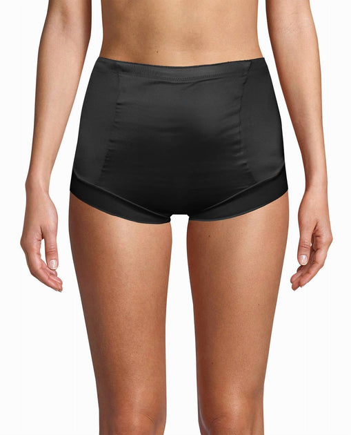Nicole Miller 2-Pack High Waisted Shaping Briefs Black Large 2