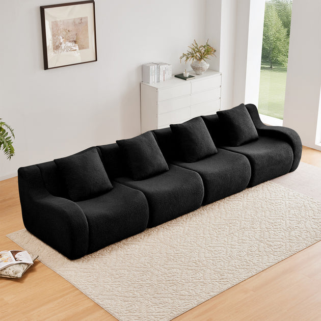 Streamdale 4-Seat Sofa Black 3