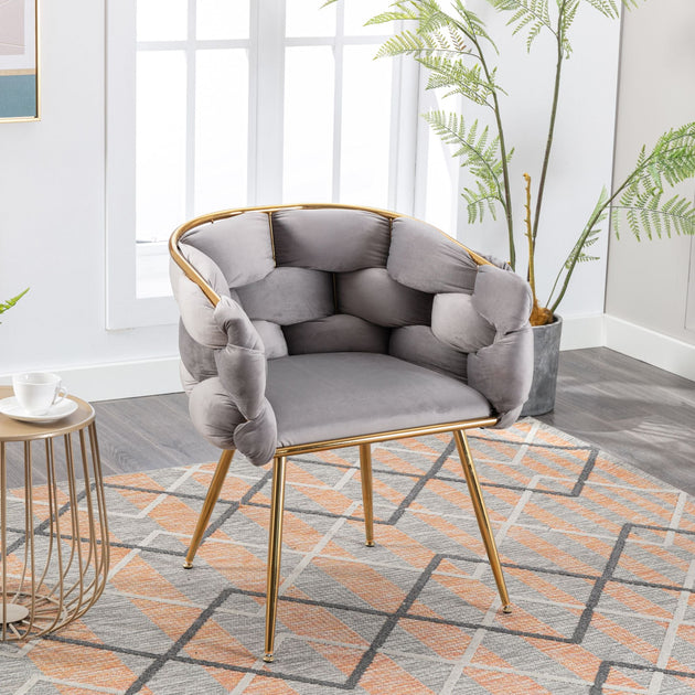 AGAHOME Single Sofa Chair Gray 3