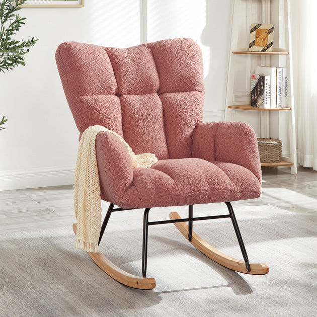 Streamdale Glider Chair Pink 2