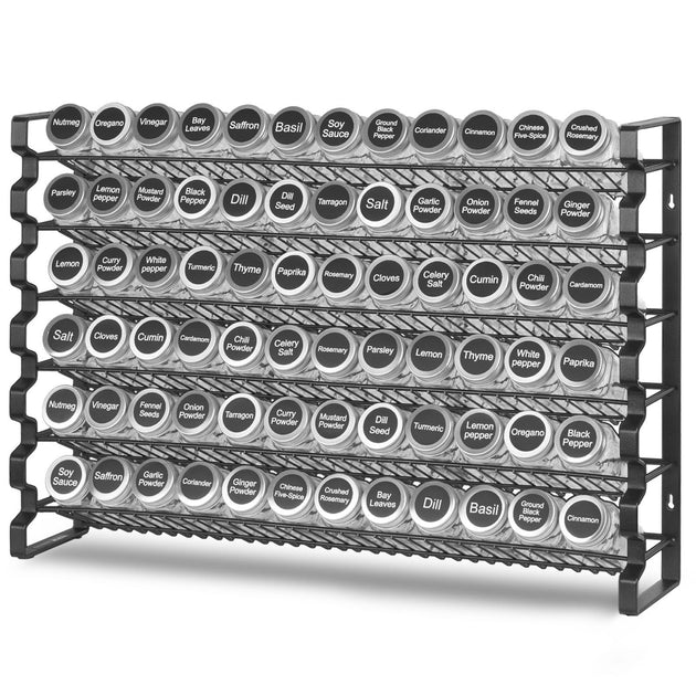 Vevor Spice Rack Organizer Black 3