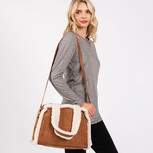 FASHNZFAB Tote Crossbody Bag Green One Size 3