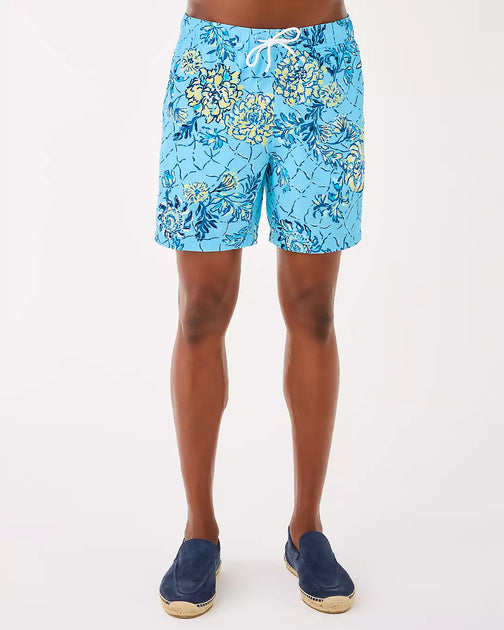 Lilly Pulitzer Men's Stuff Del Lago Badehose Multi Small 4