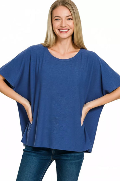 TRUEDAMES Round Neck Short Sleeve T-Shirt Multi Medium 5