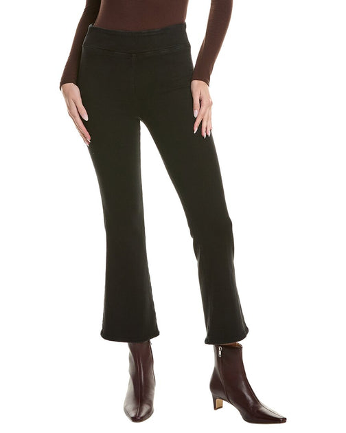 FRAME Denim Jetset Crop Boot Cut Pant Black US 2 2