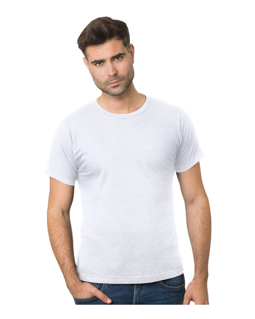 Bayside Fine Jersey T-Shirt White Medium 4