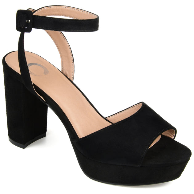 Journee Collection Nairri Pump Brown 6.5 2