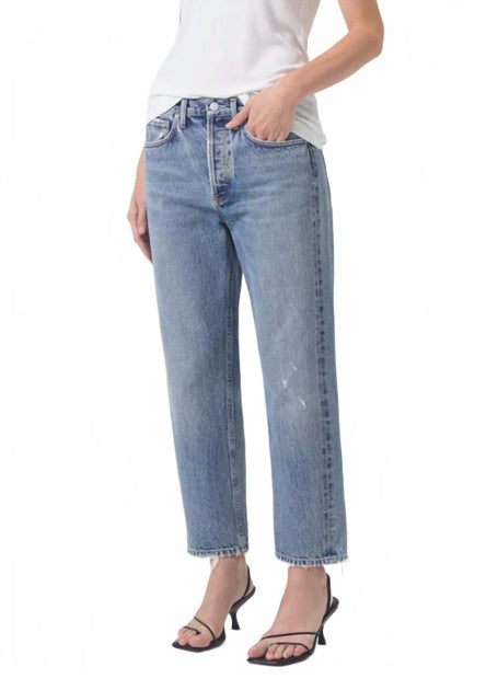AGOLDE Parker Easy Straight Jeans Blau 30 2