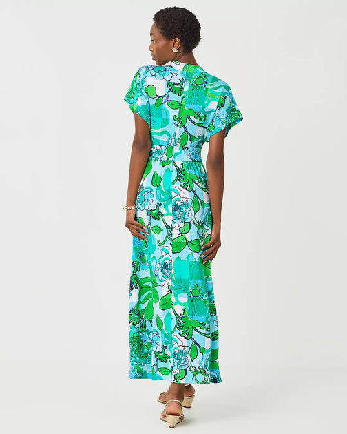 Lilly Pulitzer Robe Longue Keenan Multi US 4 3
