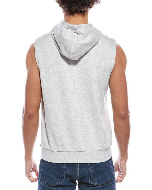 Eleventy Hooded Gilet Grey Large 3