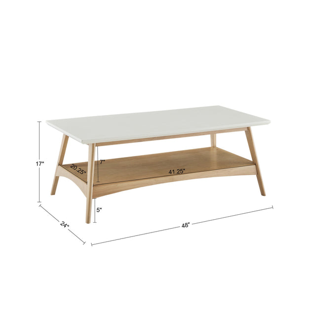 Streamdale Parker Coffee Table Off-White 5