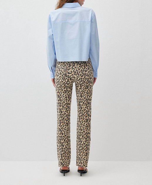 Mavi New York Leopard Jeans Marron 26 4