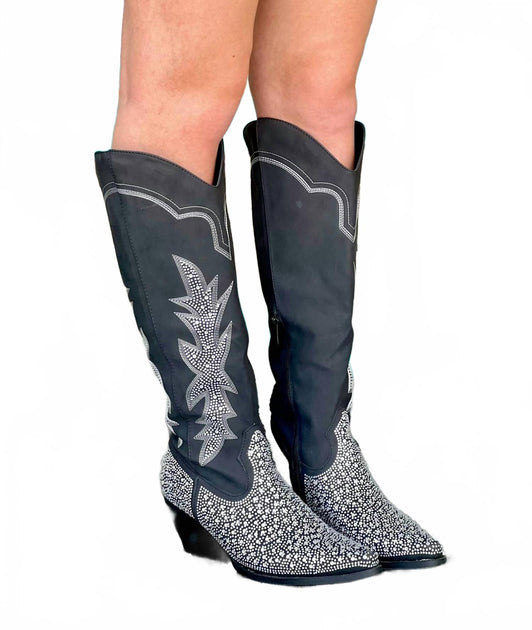 Cape Robbin Anniston Cowboy Boots Black US 8.5 4