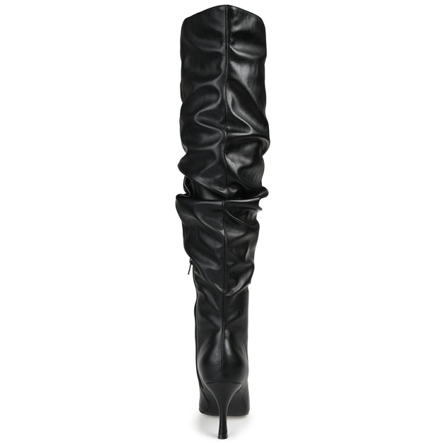 Journee Collection Kindy Boot Black US 6.5 4