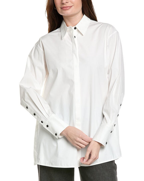 Proenza Schouler White Label Addy Shirt White US 4 2