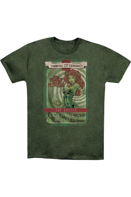 Gildan Batman Botanical Beauty Heather Tee Green Small 2