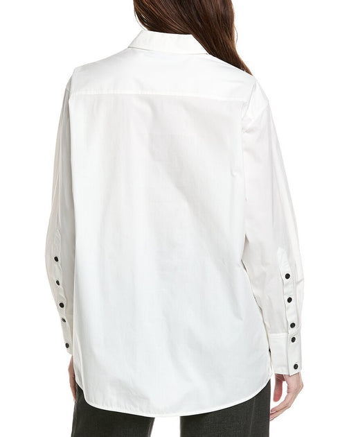Proenza Schouler White Label Addy Shirt White US 4 3