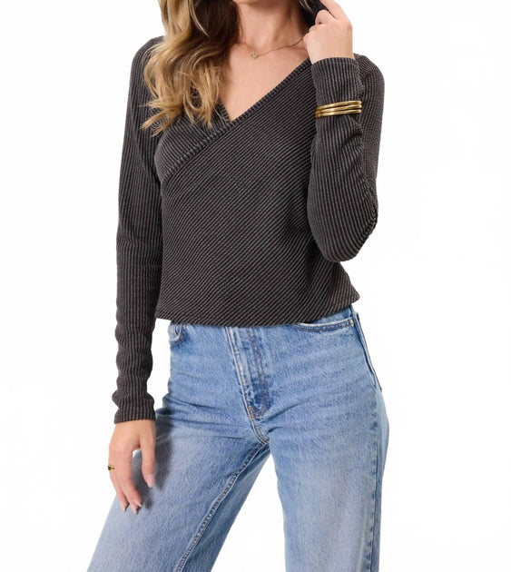 Kylie Paige Danielle Top Grey Large 2