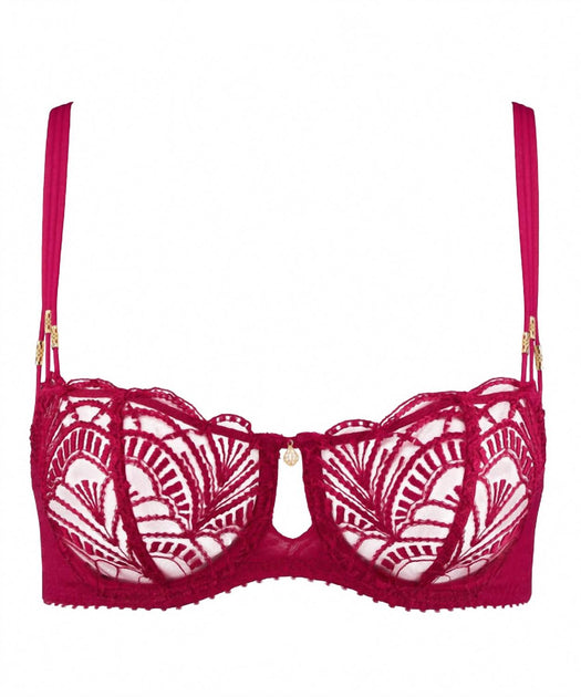 Aubade Vibes Half Cup Bra Red 34B 4