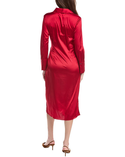 J.McLaughlin Leandra Dress Red XLarge 3