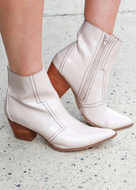 Matisse Liza Ankle Boots White US 7.5 4