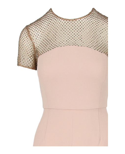ワンピース Stella Mccartney Crystal-Embellished Short Sleeve Jumpsuit Stella McCartney Crystal-embellished Short Sleeve Jumpsuit