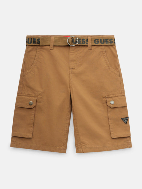 Guess Factory Karter Ripstop Cargo Shorts Black US 8 4