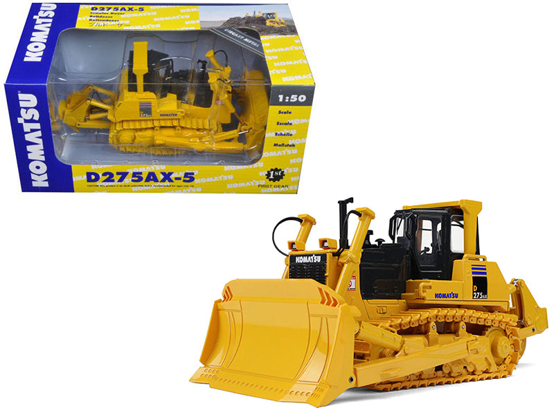 First Gear Komatsu D275AX-5 SIGMA Bouteur Jaune 1/50 3