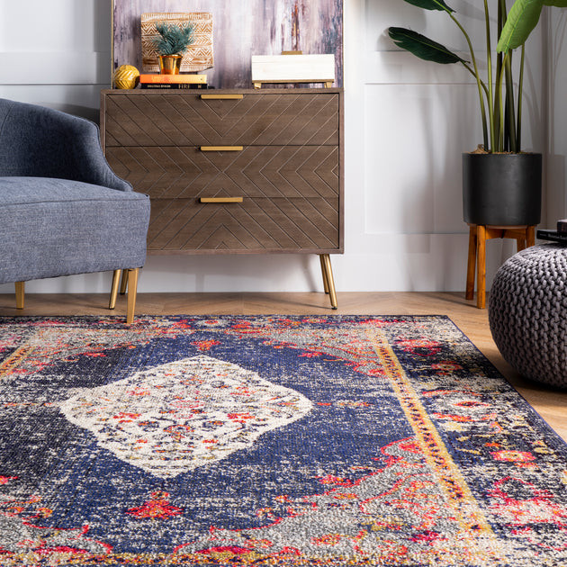 nuLOOM Vintage Medallion Veronica Area Rug ShopSimon
