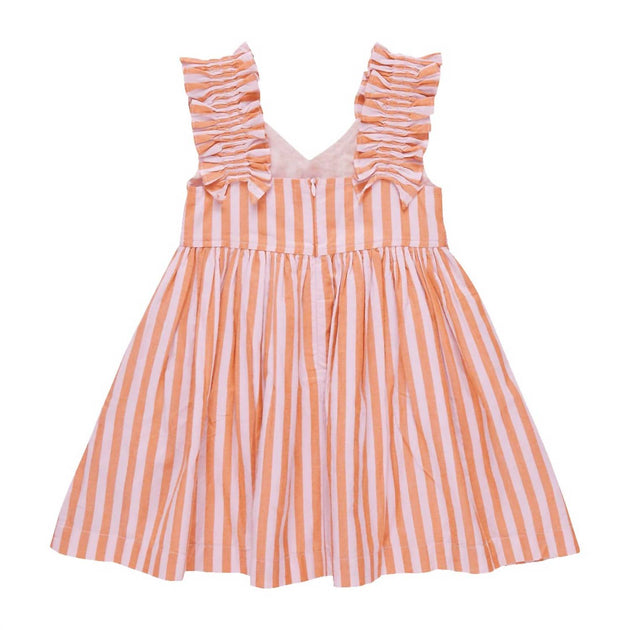 Pink Chicken Via Dress Orange/Pink US 7 4