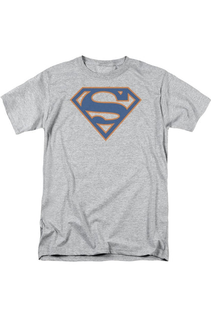 Gildan Superman Shield Tee Grey Large 2