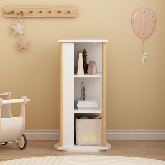 Streamdale 360 Rotating Bookshelf Wood 3