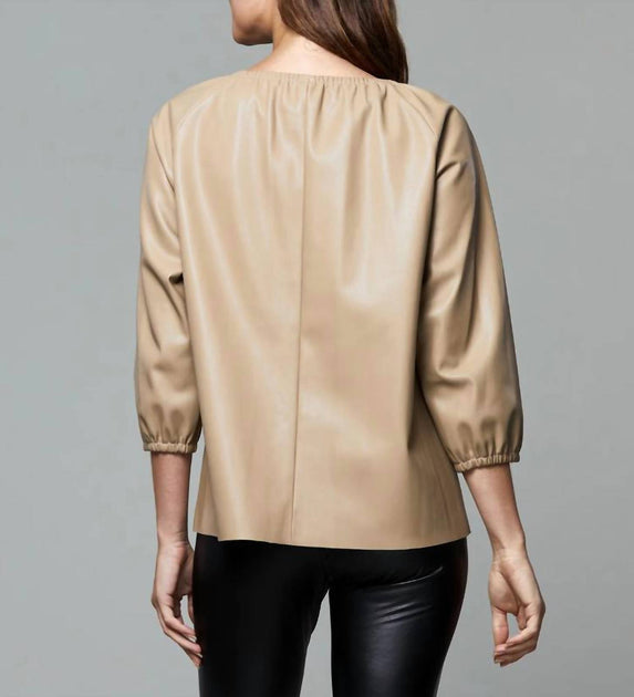Dolce Cabo Blakely Top Beige Large 4