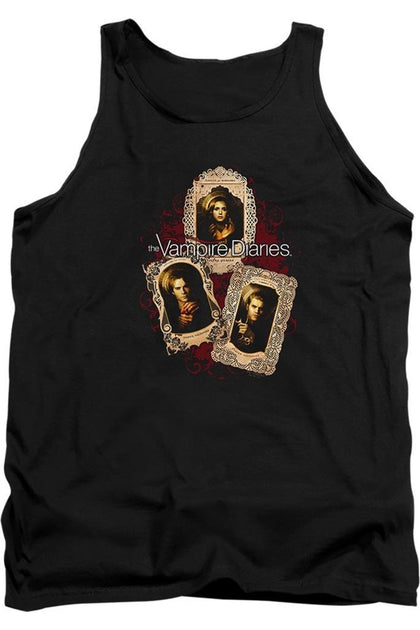 Gildan Vampire Diaries Holy Cards Tank Top Black XXL 2