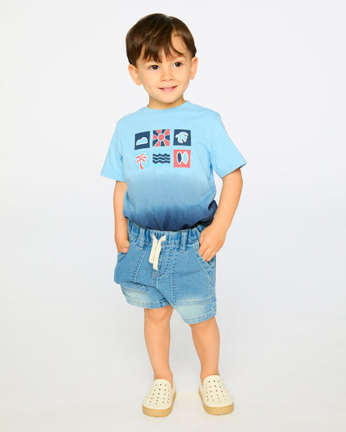 Deux par Deux T-Shirt Blue US 2T 3