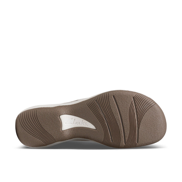 Clarks Brinkley Flora Flip-Flop Grey US 12 4