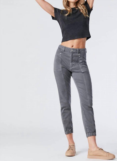Mavi Anna High Rise Slim Jogger Gris 2