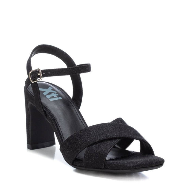 XTI Women's Heeled Sandals Black US 9 4