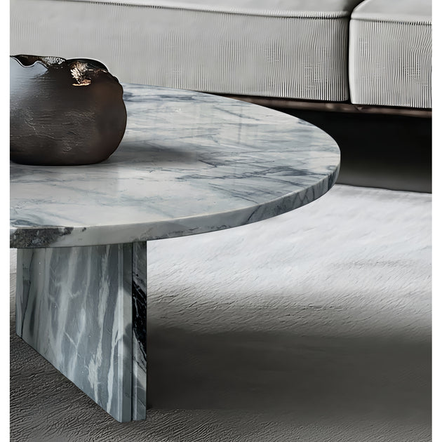 Streamdale Coffee Table Blue Gray Marble 70 cm 4