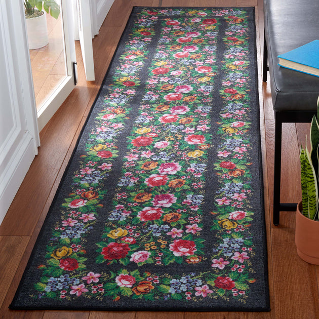 Safavieh JNY154 Area Rug Charcoal/Green 3