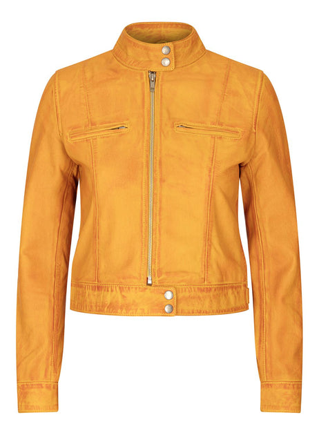 TruClothing Biker Jacket Yellow Small 2